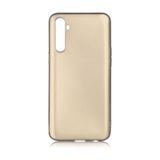 Realme 6 Kılıf Esneyebilen Şık Sofina Silikon Kapak Gold