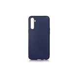 Realme 6 Pro Kılıf Esnek ve Soft Silikon Kapak Lupsy Kapak - Midnight Blue