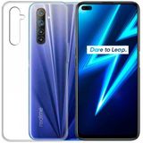 Realme 6 Pro Kilif Lux Seffaf Silikon Kilif Yuksek Koruma