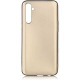 Realme 6 Pro Kılıf Soft ve Pürüzsüz Yüzey Ipeksi Silikon Kapak Hopy - Gold