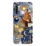 Realme 6i İle Uyumlu Siyah My Sun, My Moon Desenli Silikon Kılıf