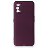 Realme 7 Pro Kılıf First Silikon - Mürdüm