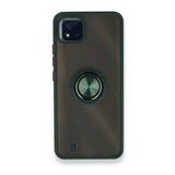 Realme C11 2021 Montreal Yüzüklü Silikon Kapak Yeşil Kılıf