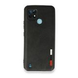 Realme C21 Loop Deri Silikon Siyah Kılıf