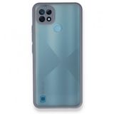 Realme C21 Montreal Silikon Kapak Gri Kılıf
