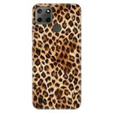 Realme C21Y - C25Y ile Uyumlu Afrika Leopar Temalı Silikon Kılıf, Darbe Emici