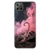 Realme C21Y, C25Y ile Uyumlu Akrep Burcu Temalı Desenli Darbe Emici Silikon Kılıf, Çok Renkli
