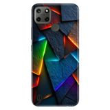 Realme C21Y, C25Y ile Uyumlu Silikon Kılıf, Ai Club Temalı Desenli, Darbe Emici, Çok Renkli