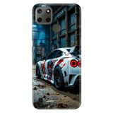 Realme C21Y, C25Y ile Uyumlu Silikon Kılıf, Yarışa Hazırlık Temalı Desenli, Darbe Emici