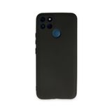 Realme C21y Kılıf Yumuşak Dokulu Silikon - Siyah