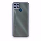 Realme C25 Montreal Silikon Kapak Gri Kılıf