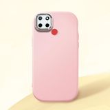 Realme C25/C25S ile Uyumlu Pembe Silikon Telefon Kılıfı Şık Baskı Desenli, Kamera Korumalı Darbeye Dayanıklı Kılıf