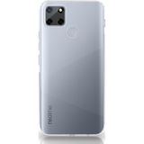 Realme C25s Kılıf Kamera Korumalı Tıpalı Şeffaf Silikon Kapak