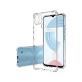 Realme C25y Kılıf Darbe Emici Kamera Korumalı Yumuşak Esnek Şeffaf Silikon Kapak 02-anti