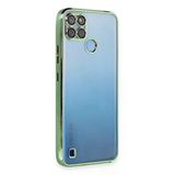 Realme C25y Kılıf Kamera Korumalı Lensli Silikon - Yeşil