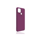Realme C25Y Kılıf Mat ve Yumuşak Yapılı Şık Esnek Flexo Premium Kapak - Mor