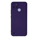 Realme C25Y Kılıf Nano İçi Kadife - Mor