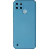 Realme C25Y Kılıf Nano Içi Kadife Silikon - MAVI-(5796)