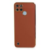 Realme C25Y Kılıf Volet Silikon - Kırmızı-(5796)