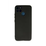 Realme C25y Kılıf Yumuşak Dokulu Silikon - Siyah