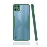 Realme C25Y Platin Silikon Yeşil Kılıf