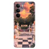 Realme C75 ile Uyumlu Bloom Temalı Desenli Darbe Emici Silikon Kılıf