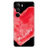 Realme C75 ile Uyumlu Je Taime Temalı Desenli Darbe Emici Silikon Kılıf