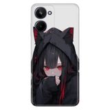Realme Realme 10 4G ile Uyumlu Kılıf, Anime Wmn Temalı Desenli, Darbe Emici Silikon