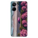Realme Realme 10 4G ile Uyumlu Kılıf, Kız Kıza Tatil Temalı Desenli, Darbe Emici Silikon