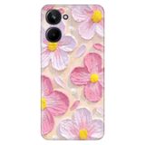 Realme Realme 10 4G ile Uyumlu Kılıf, Paint Botanical Temalı Desenli, Darbe Emici Silikon, Çok Renkli