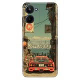 Realme Realme 10 4G ile Uyumlu Kılıf, Race Temalı Desenli, Darbe Emici Silikon