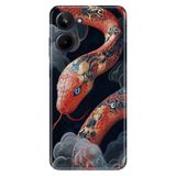 Realme Realme 10 4G ile Uyumlu Kılıf, Snake 0999 Temalı Desenli, Darbe Emici Silikon