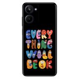 Realme Realme 10 4G ile Uyumlu Kılıf, Will be Ok Temalı Desenli, Darbe Emici Silikon