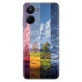Realme Realme 10 4G ile Uyumlu Silikon Kılıf, 4 Mevsim Temalı Desenli, Darbe Emici, Çok Renkli