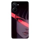 Realme Realme 10 4G ile Uyumlu Silikon Kılıf, Beauty Anime Temalı Desenli, Darbe Emici, Çok Renkli