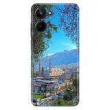 Realme Realme 10 4G ile Uyumlu Silikon Kılıf, Bursa Temalı Desenli, Darbe Emici, Çok Renkli