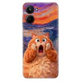 Realme Realme 10 4G ile Uyumlu Silikon Kılıf, Dombili Temalı Desenli, Darbe Emici
