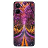 Realme Realme 10 4G ile Uyumlu Silikon Kılıf, Gizli Yol Temalı Desenli, Darbe Emici, Çok Renkli