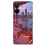 Realme Realme 10 4G ile Uyumlu Silikon Kılıf, Manzaram Bu Olsa Temalı Desenli, Darbe Emici, Çok Renkli