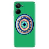 Realme Realme 10 4G ile Uyumlu Silikon Kılıf, Nazarlardan Korusun Temalı Desenli, Darbe Emici, Çok Renkli