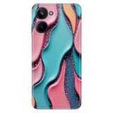 Realme Realme 10 4G ile Uyumlu Silikon Kılıf, Sanat Eseri Temalı Desenli, Darbe Emici, Çok Renkli