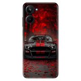 Realme Realme 10 4G ile Uyumlu Silikon Kılıf, Yakışıklı Araba Temalı Desenli, Darbe Emici, Çok Renkli