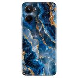Realme Realme 10 4G ile Uyumlu Silikon Kılıf, Zagg Mermer Temalı, Darbe Emici, Çok Renkli