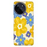 Realme Realme 11 4G ile Uyumlu Kılıf, Bahçe Temalı Desenli, Darbe Emici Silikon, Çok Renkli