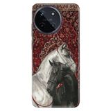Realme Realme 11 4G ile Uyumlu Kılıf, Ottoman Horse Temalı Desenli, Darbe Emici Silikon, Çok Renkli