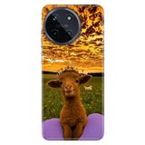 Realme Realme 11 4G ile Uyumlu Kuzu Temalı Desenli Darbe Emici Silikon Kılıf, Çok Renkli