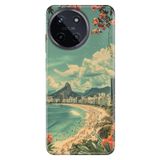 Realme Realme 11 4G ile Uyumlu Rio Temalı Desenli Darbe Emici Silikon Kılıf, Çok Renkli