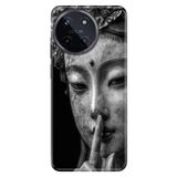Realme Realme 11 4G ile Uyumlu Silikon Kılıf, Asia Temalı Desenli, Darbe Emici, Çok Renkli