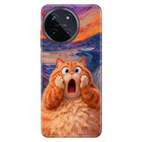 Realme Realme 11 4G ile Uyumlu Silikon Kılıf, Dombili Temalı Desenli, Darbe Emici, Çok Renkli