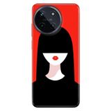 Realme Realme 11 4G ile Uyumlu Silikon Kılıf, Ekol Kız Temalı Desenli, Darbe Emici, Çok Renkli